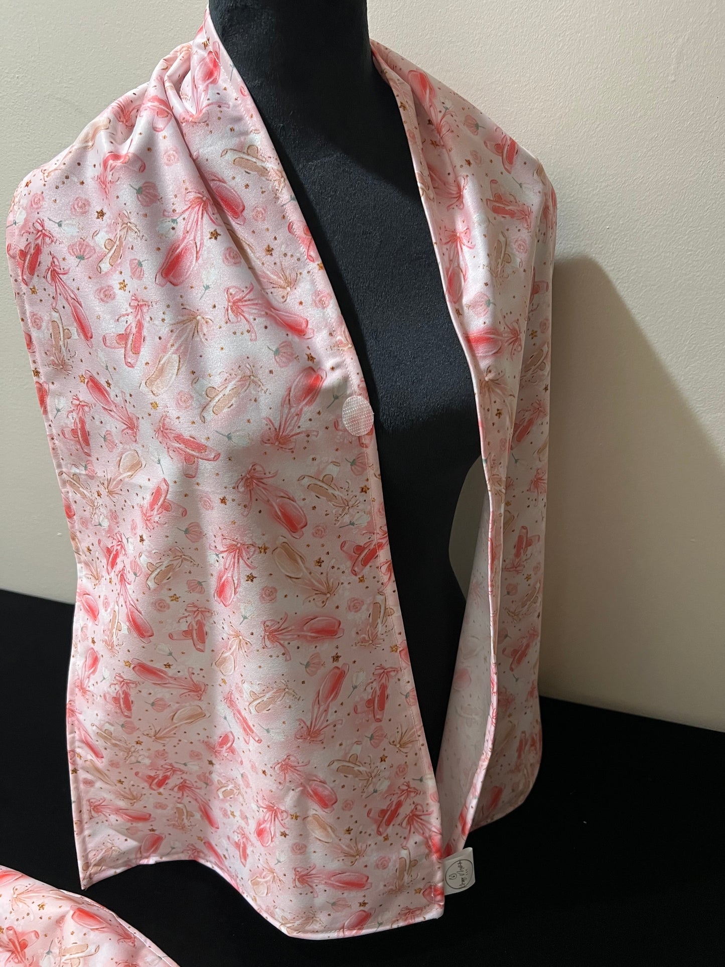 Scarf - like bib No wash fabric BS Remover style PUL - USA Made