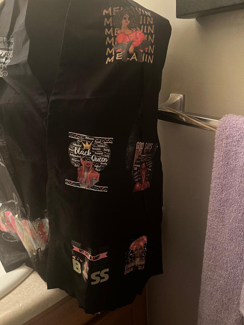 Custom, handmade, Black Girl Magic fabric!