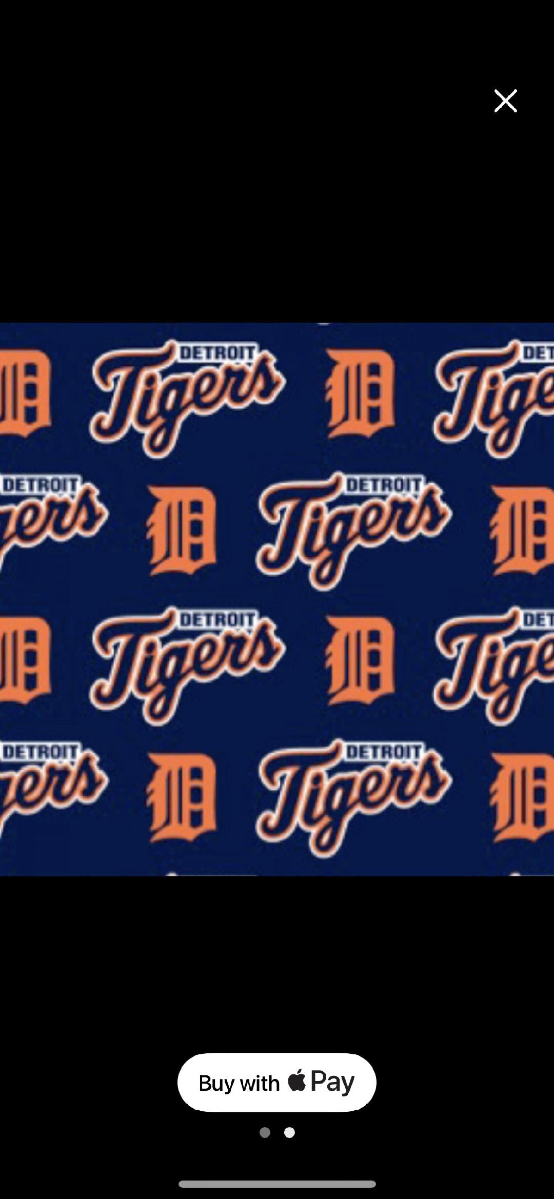 Custom, team pride MLB Detroit Tigers Retro fabric