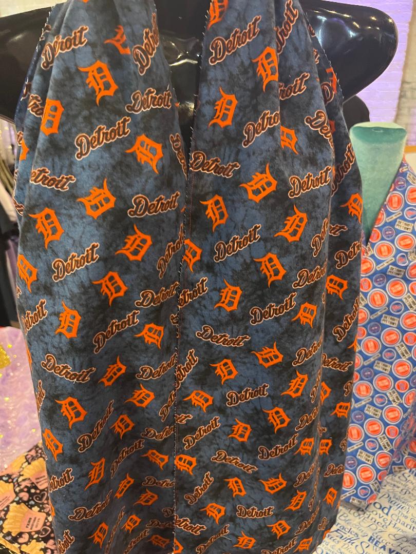 Custom, team pride Detroit Tiger Fabric!